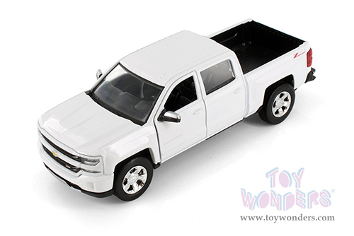 Showcasts® Collectibles - Chevy® Silverado™ 1500 LT Z71 Crew Cab Truck (2017, 1/27 scale diecast model car, White) 71348WTD MAP: $19.99