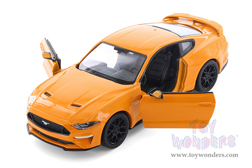 Showcasts® Collectibles - Ford Mustang GT Hardtop (2018, 1/24 scale diecast model car, Orange) 71352ORD MAP: $19.99