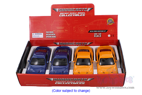 Showcasts® Collectibles - Ford Mustang GT Hardtop (2018, 1/24 scale diecast model car, Orange) 71352ORD MAP: $19.99