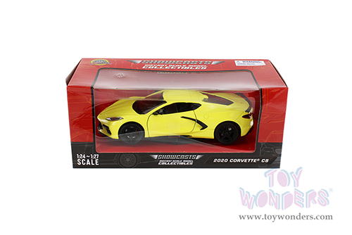 Showcasts®  Collectibles - Chevrolet® Corvette® C8 Stingray Hardtop (2020, 1/24 scale diecast model car, Yellow) 71360YL MAP: $22.99