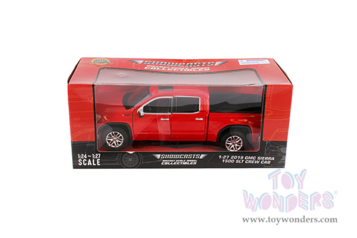 Showcasts® Collectibles - GMC® Sierra 1500 SLT Crew Cab Pickup Truck (2019, 1/27 scale diecast model car, Red) 71361R MAP: $22.99