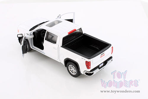Showcasts® Collectibles - GMC® Sierra 1500 SLT Crew Cab Pickup Truck (2019, 1/27 scale diecast model car, White) 71361WH MAP: $22.99