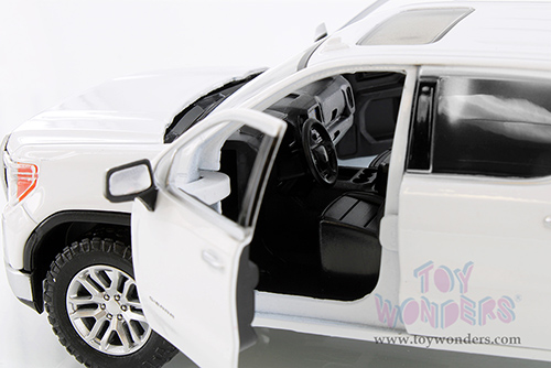 Showcasts® Collectibles - GMC® Sierra 1500 SLT Crew Cab Pickup Truck (2019, 1/27 scale diecast model car, White) 71361WH MAP: $22.99
