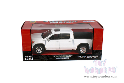 Showcasts® Collectibles - GMC® Sierra 1500 SLT Crew Cab Pickup Truck (2019, 1/27 scale diecast model car, White) 71361WH MAP: $22.99