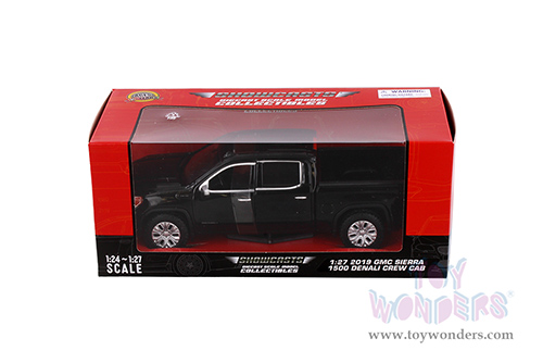 Showcasts® Collectibles - GMC® Sierra 1500 Denali Crew Cab Pickup Truck (2019, 1/27 scale diecast model car, Black) 71362BK MAP: $22.99