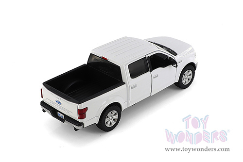 Showcasts® Collectibles - Ford F-150 Lariat Crew Cab Pickup Truck (2019, 1/27 scale diecast model car, White) 71363WH MAP: $22.99