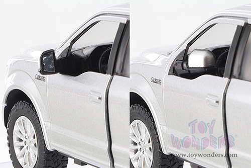 Showcasts® Collectibles - Ford F-150 Limited Crew Cab Pickup Truck (2019, 1/27 scale diecast model car, Silver) 71364SV MAP: $22.99