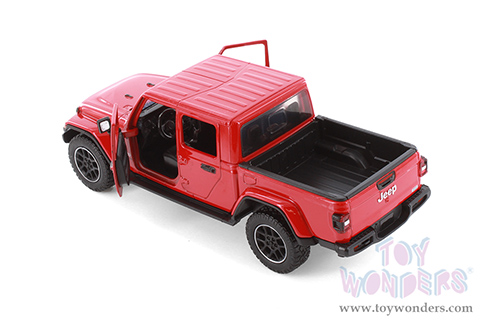 Showcasts® Collectibles - Jeep® Gladiator Pickup Truck Assortment (2021, 1/27 scale diecast model car, Red) 71365/7D MAP: $19.99