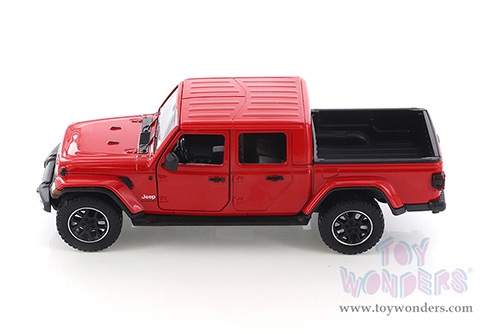 Showcasts® Collectibles - Jeep® Gladiator Pickup Truck Assortment (2021, 1/27 scale diecast model car, Red) 71365/7D MAP: $19.99