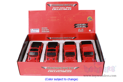Showcasts® Collectibles - Jeep® Gladiator Pickup Truck Assortment (2021, 1/27 scale diecast model car, Red) 71365/7D MAP: $19.99