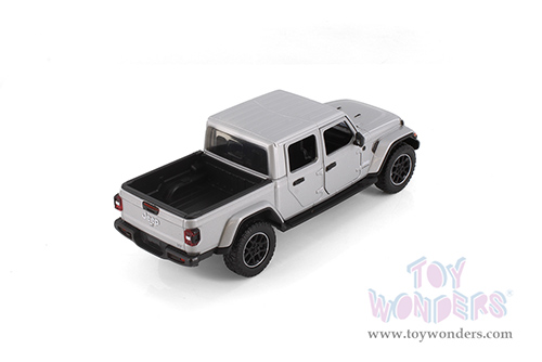 Showcasts® Collectibles - Jeep® Gladiator Overland (Closed Top) Pickup Truck (2021, 1/27 scale diecast model car, Silver) 71365D MAP: $19.99