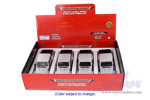 Showcasts® Collectibles - Jeep® Gladiator Overland (Closed Top) Pickup Truck (2021, 1/27 scale diecast model car, Silver) 71365D MAP: $19.99