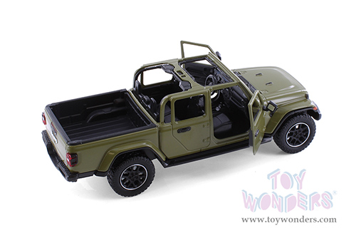 Showcasts® Collectibles - Jeep® Gladiator Overland Pickup Truck (2021, 1/27 scale diecast model car, Asstd.) 71367D MAP: $19.99