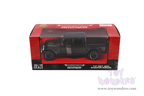 Showcasts® Collectibles - Jeep® Gladiator Rubicon Pickup Truck (2021, 1/27 scale diecast model car, Black) 71368BK MAP: $22.99
