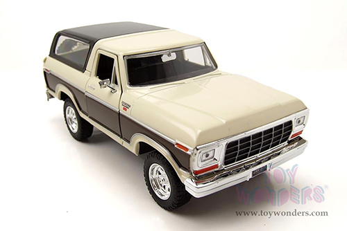 Showcasts® Collectibles - Ford Bronco Ranger XLT with Spare Tire (1978, 1/24 scale diecast model car, Cream/Brown) 71371WCM MAP: $22.99