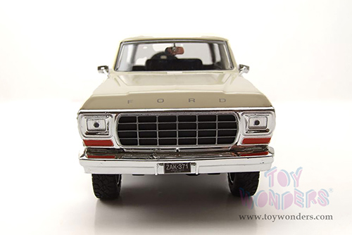 Showcasts® Collectibles - Ford Bronco Ranger XLT with Spare Tire (1978, 1/24 scale diecast model car, Cream/Brown) 71371WCM MAP: $22.99