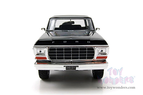 Showcasts® Collectibles - Ford Bronco Ranger XLT with Spare Tire (1978, 1/24 scale diecast model car, Black/Red) 71371WRK MAP: $22.99