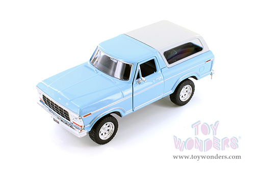 Showcasts® Collectibles - Ford Bronco (1978, 1/24 scale diecast model car, Light Blue/White Camper) 71373WBU MAP: $22.99