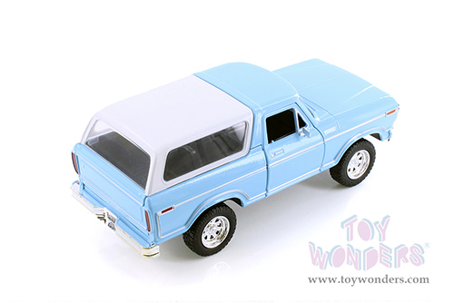 Showcasts® Collectibles - Ford Bronco (1978, 1/24 scale diecast model car, Light Blue/White Camper) 71373WBU MAP: $22.99