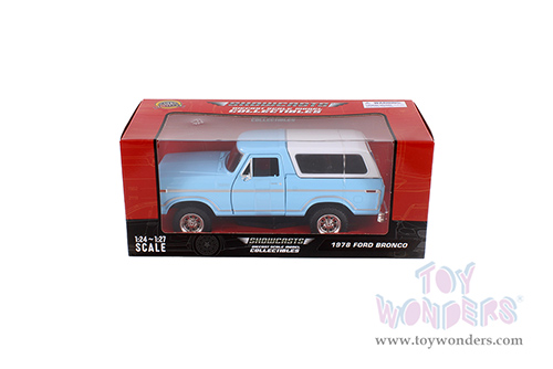 Showcasts® Collectibles - Ford Bronco (1978, 1/24 scale diecast model car, Light Blue/White Camper) 71373WBU MAP: $22.99