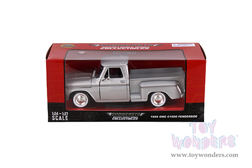 Showcasts®  Collectibles - GMC® C1000 Fenderside Pickup Truck (1966, 1/24 scale diecast model car, Silver) 71379SV MAP: $22.99