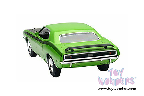 New Ray - Muscle Car Collection Plymouth Barracuda Hardtop (1970, 1/25 scale diecast model car, Green) 71873A
