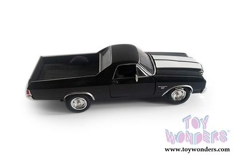 New Ray - Muscle Car Collection Chevrolet® El Camino SS Hardtop (1970, 1/25 scale diecast model car, Black) 71883A