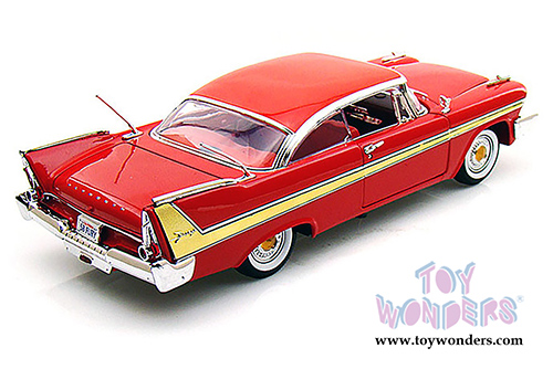 Motormax Timeless Classics -  Plymouth Fury Hard Top (1958, 1/18 scale diecast model car, Red) 73115TC/R