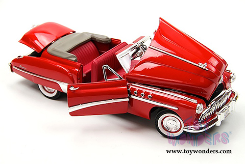 Motormax Timeless Classics - Buick Roadmaster Convertible (1949, 1/18 scale diecast model car, Red) 73116TC/R