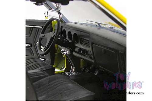 Motormax - Pontiac GTO Judge (1969, 1/18 scale diecast model car, Yellow) 73133AC/YL