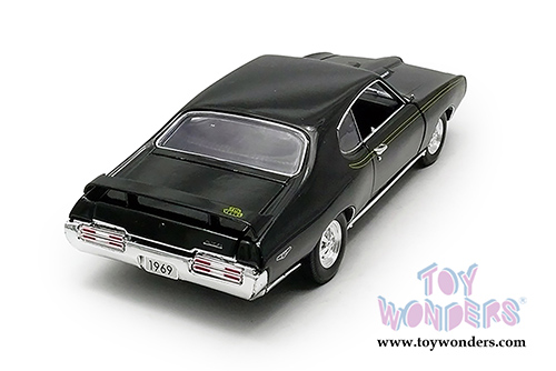 Motormax Timeless Classics - Pontiac GTO Judge Hardtop (1969, 1/18 scale diecast model car, Black) 73133TC/BK