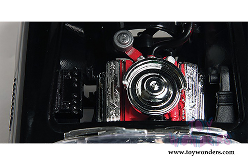 Motormax Timeless Classics -  Ford Thunderbird Convertible (1956, 1/18 scale diecast model car, Black) 73173TC/BK