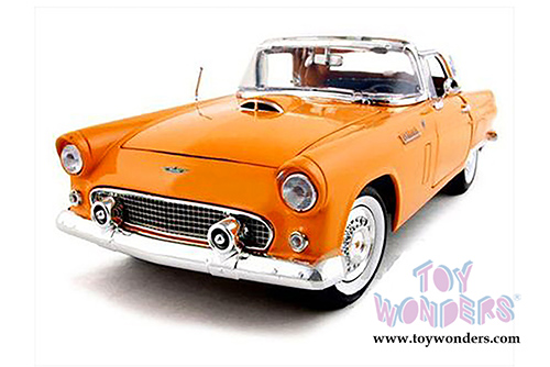 Motormax Premium American - Ford Thunderbird Hardtop (1956, 1/18 scale diecast model car, Yellow) 73176AC/YL