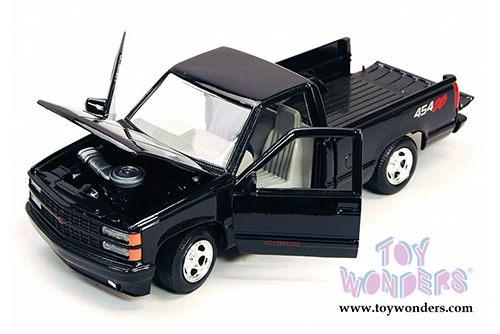 Showcasts Collectibles - Chevrolet&reg; 454SS Pickup Truck (1992, 1/24 scale die cast model car, Black) 73203BK/16D