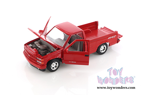 Showcasts Collectibles - Chevrolet&reg; 454 SS Pickup Truck (1992, 1/24 scale die cast model car, Red) 73203R/16D