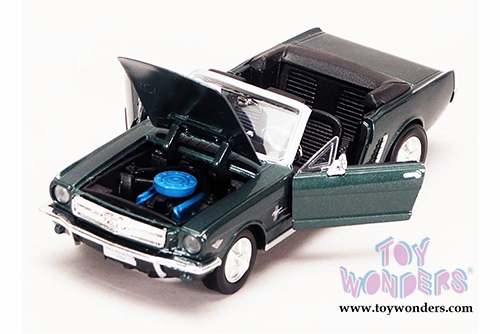 Showcasts® Collectibles - Ford Mustang Convertible (1964 1/2, 1/24 scale diecast model car, Green) 73212AC/GN MAP: $22.99
