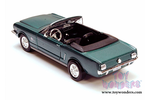 Showcasts® Collectibles - Ford Mustang Convertible (1964 1/2, 1/24 scale diecast model car, Green) 73212AC/GN MAP: $22.99