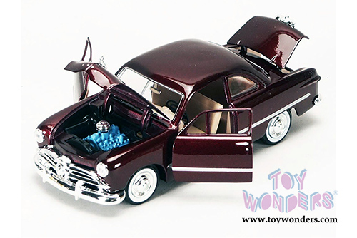 Showcasts Collectibles - Ford Coupe Hardtop (1949, 1/24 scale diecast model car, Burgundy) 73213AC/BG