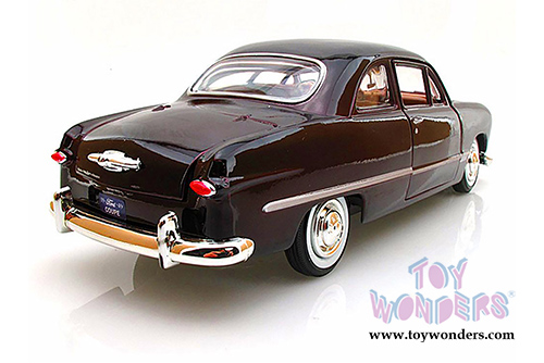 Showcasts Collectibles - Ford Coupe Hardtop (1949, 1/24 scale diecast model car, Burgundy) 73213AC/BG