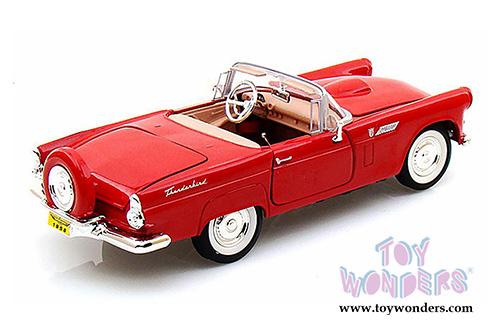 Showcasts Collectibles - Ford Thunderbird Convertible (1956, 1/24 scale diecast model car, Red) 73215AC/R