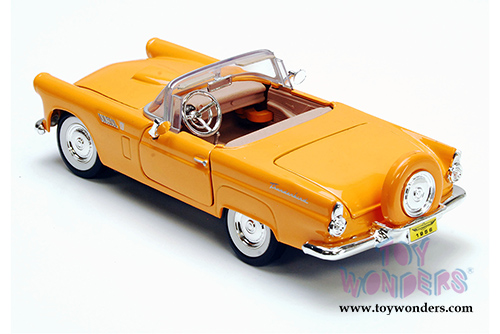 Showcasts Collectibles - Ford Thunderbird Convertible (1956, 1/24 scale diecast model car, Yellow) 73215AC/YL