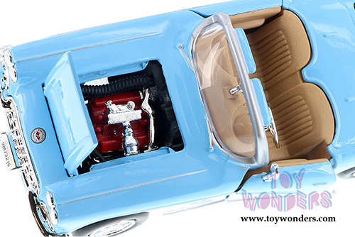 Showcasts Collectibles - Chevy Corvette Convertible (1959, 1/24 scale diecast model car, Asstd.) 73216/16D