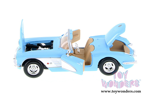 Showcasts Collectibles - Chevy Corvette Convertible (1959, 1/24 scale diecast model car, Asstd.) 73216/16D