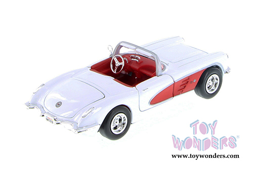Showcasts Collectibles - Chevy Corvette Convertible (1959, 1/24 scale diecast model car, Asstd.) 73216/16D