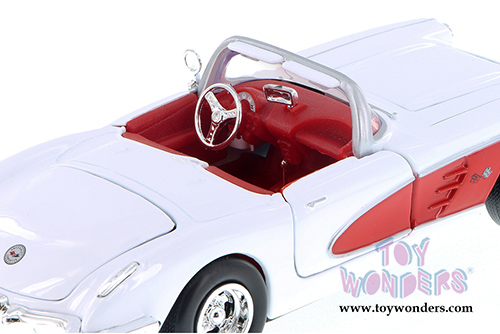 Showcasts Collectibles - Chevy Corvette Convertible (1959, 1/24 scale diecast model car, Asstd.) 73216/16D