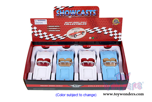 Showcasts Collectibles - Chevy Corvette Convertible (1959, 1/24 scale diecast model car, Asstd.) 73216/16D