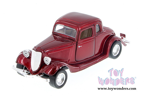 Showcasts Collectibles - Ford Coupe Hardtop (1934, 1/24 scale diecast model car, Asstd.) 73217/16D
