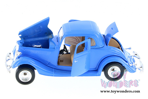 Showcasts Collectibles - Ford Coupe Hardtop (1934, 1/24 scale diecast model car, Blue) 73217AC/BU