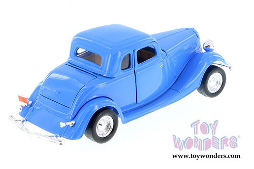 Showcasts Collectibles - Ford Coupe Hardtop (1934, 1/24 scale diecast model car, Blue) 73217AC/BU