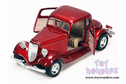 Showcasts Collectibles - Ford Coupe Hardtop (1934, 1/24 scale diecast model car, Red) 73217AC/R
